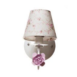 Arandela 1 Lâmpada Flor Rosa Quarto Bebê Infantil Menina - 1 Arandela 1 Lâmpada Flor Rosa Quarto Bebê Infantil Menina - 1