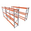 Ver imagem 1 de Mini Porta Pallet Inicial 250 Kg Nivel Conjunto Paletes Palete Módulo 200x180x60