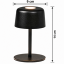 Ver imagem 6 de Luminária de Mesa Recarregável sem Fio Ailati 1+1 Preta Touch