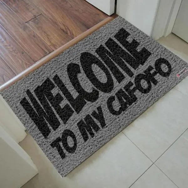 Tapete Capacho  - Welcome To My Cafofo 60x40