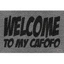 Ver imagem 2 de Tapete Capacho Welcome To My Cafofo 60x40 Cm Antiderrapante.