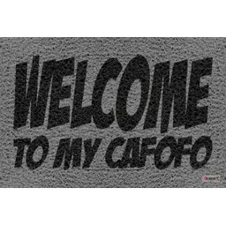 Tapete Capacho Welcome To My Cafofo 60x40 Cm Antiderrapante. - 2