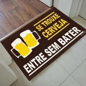 Tapete Capacho  - Se Trouxe Cerveja 60x40