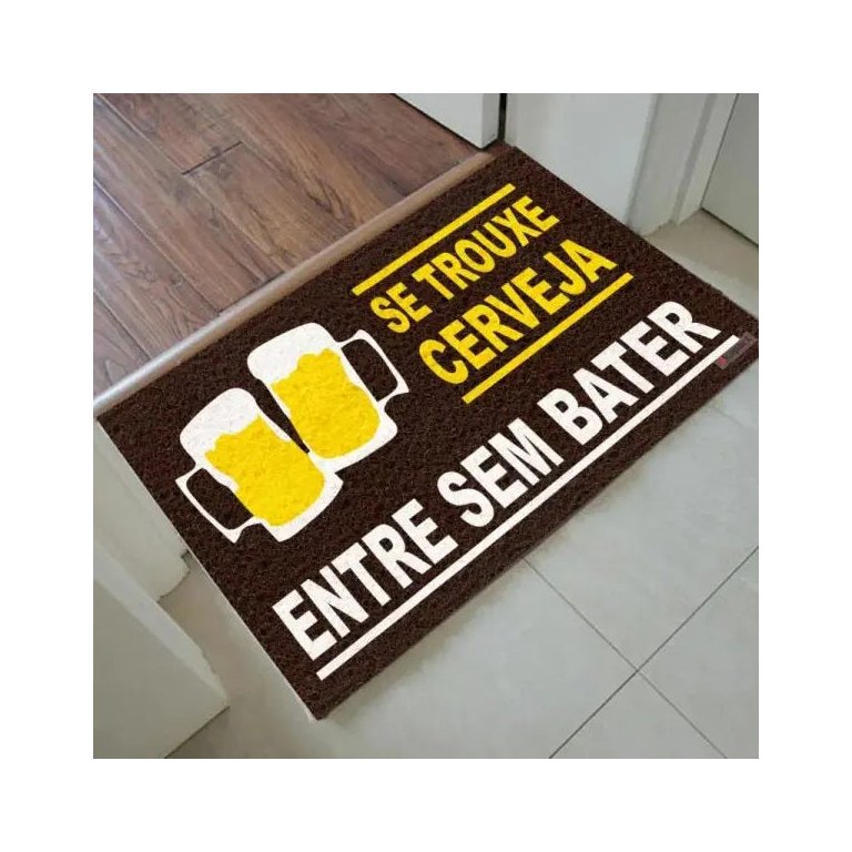Tapete Capacho  - Se Trouxe Cerveja 60x40