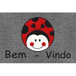 Tapete Capacho  - Joaninha Bem-Vindo 60x40 - 2