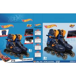 Patins Ajustavel Hot Wheels G2 37 a 40 sem Acessorios Fun - 2