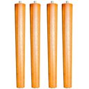 Ver imagem 1 de Kit 04 Pés Palito Madeira 35 Cm Rosqueável P02 Móveis Poltrona Puff Mesa - Inoviza