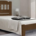 Ver imagem 1 de Cama de Solteiro Viena de Madeira Angelim Imbuia