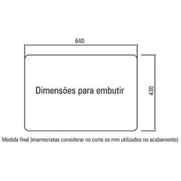 Cuba com Acessórios de Mesa para Cozinha Funzionale Acetinada - De Bacco 20.03.20231 - 4