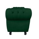 Ver imagem 2 de Recamier Baú Grécia Namoradeira Calçadeira Suede Verde