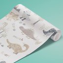 Ver imagem 3 de Papel de Parede Infantil - Dinossauros Tiny Tots Arte Destaque 2 Metros