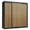 Ver imagem 3 de Guarda-roupa Casal Madesa Reno 3 Portas de Correr