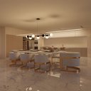Ver imagem 4 de Pendente Lustres de Teto Jabuticaba de Alumínio Preto com 7 Globos Fosco Decoração Casa Sala Cozinha