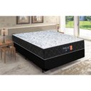 Ver imagem 6 de Cama Box Casal + Colchão Semi Ortopédico Extra Firme Espuma D33 Prime Colchões 138x188x72 Preto
