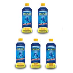 Kit 5 Crisfloc Clarificante Floculante Decantador de Piscina - 1