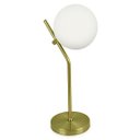 Ver imagem 3 de Kit 2 Abajur Luminária De Mesa Aro Jabuticaba Orby Dourada