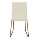 Ver imagem 4 de Kit 6 Cadeiras de Jantar Lille Base Aramado Bronze Veludo Bege - Montanaris Decor
