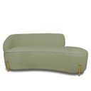 Ver imagem 1 de Sofá 4 Lugares Orgânico 220cm Pé Ferro Dou Morgan Bouclê Menta L01 - D'Rossi