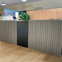 Ver imagem 2 de Painel Ripado Wpc Interno Wide Cor: Cinza Médio 2,90m X 19cm (0,55m²)