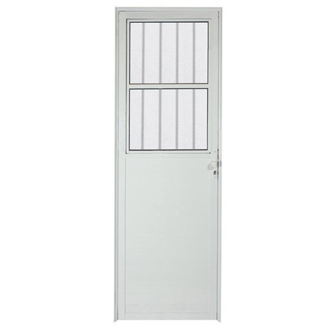Porta Lambril de Alumínio Branco Social CMC Classic - Lado Esquerdo - 2.10 (A) x 0.90 (L)