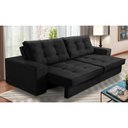 Ver imagem 1 de Sofá Retrátil e Reclinável 2 Lugares 1,50m com Molas Marcela Suede Adonai Estofados