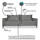 Ver mais imagens de Sofá 2 Lugares para Sala de Estar Eliot