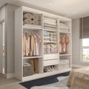 Ver imagem 2 de Guarda-roupa Casal Mykonos 6 Portas 2 Gavetas Branco - Panorama Móveis