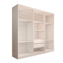 Ver imagem 7 de Guarda-roupa Casal Mykonos 6 Portas 2 Gavetas Branco - Panorama Móveis