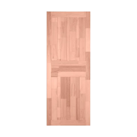 Porta de Madeira Folha 210CMX60CMX3CM PE801 Pop Esel Marrom