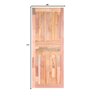 Porta de Madeira Folha 210cmx80cmx3cm PE801 Pop Esel - 3