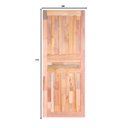 Ver imagem 3 de Porta de Madeira Folha 210CMX80CMX3CM PE801 Pop Esel Marrom