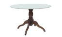 Ver imagem 2 de Conjunto Mesa Redonda Tampo com Vidro 130cm com 6 Cadeiras em X Prime Wood
