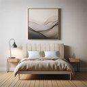 Ver imagem 2 de Cabeceira Painel Queen 1,60m Holanda Suede Bege - Pallazio