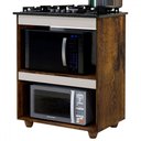 Ver imagem 2 de Armário de Cozinha para Cooktop 5 Bocas Turim Ypê/off White - Kaiki Móveis