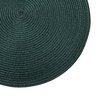 Kit 6 Pçs Jogo Americano Supla Sousplat Mesa Posta Jantar Prato Verde Musgo Escuro - 3