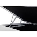 Ver imagem 2 de Base Box Baú Solteiro A colchões Sintético Branco 49x88x188