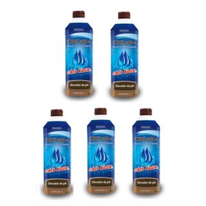 Kit 5 Elevador de Ph Cris Água Neutralizador de Acidez 1lt