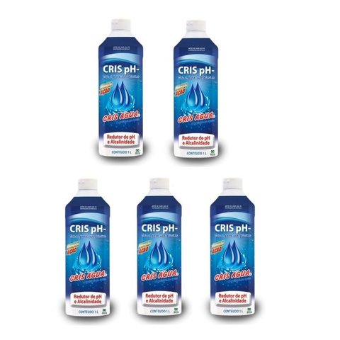Kit 2 Redutor de Ph e Alcalinidade para Piscina 1 Lt