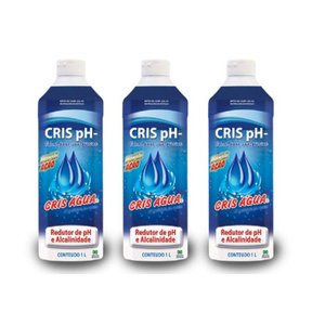 Kit 3 Redutor de Ph e Alcalinidade para Piscina 1 Lt