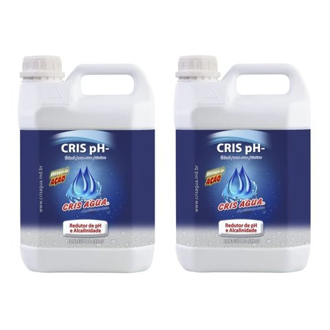 Kit 2 Redutor de Ph e Alcalinidade para Piscina 5 Lt