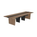 Ver imagem 4 de Modulo Central Mesa de Reunião Y37 Nogal/Preto Artany