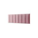 Ver imagem 1 de Cabeceira Casal Carla 160x60 Suede Rose - M&f Decor