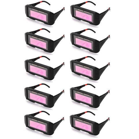 Oculos de Solda Solar Kit 10 Unidades Epi Soldador Eletrodo Anti Reflexo