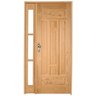 Kit Porta de Madeira Pe27 1 Vitrô Esel 213 x 120 x 12cm - 1