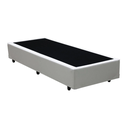 Ver imagem 3 de Base Box Solteiro Corino Branco 88x188 Blindado