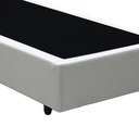 Ver imagem 4 de Base Box Solteiro Corino Branco 88x188 Blindado