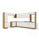 Ver imagem 2 de Cozinha Completa Suprema Freijó/branco 14 Peças