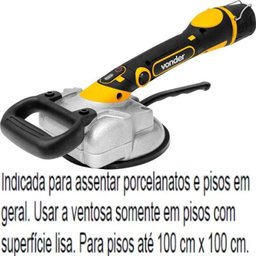 Máquina Assentar Piso 100x100 com Bateria 12v Map 125 Vonder - 1