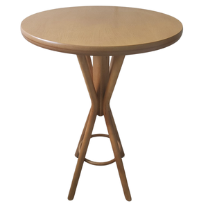 Mesa Bistrô Eva Selva Diam 70 Cm Nogal