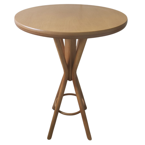 Mesa Bistrô Eva Selva Diam 70 Cm Nogal